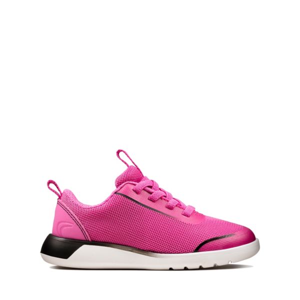 Clarks Girls Suburb Spark Toddler Trainers Pink | USA-7831265